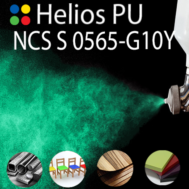 NCS S 0565-G10Y шовковисто матова, 1 компонентна високоеластична поліуретанова емаль HELIOS PU - 1кг NCS S 0565-G10Y шовковисто матова, 1 компонентна високоеластична поліуретанова емаль HELIOS PU - 1кг