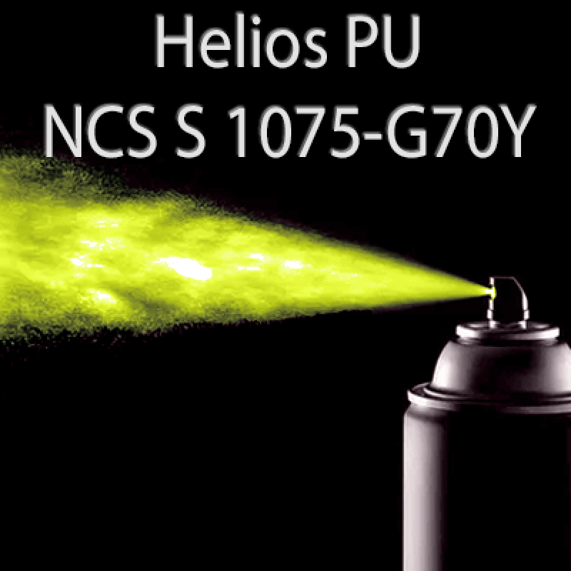 Аерозольна NCS S 1075-G70Y шовковисто матова, 1 компонентна поліуретанова емаль HELIOS PU - 400мл Аерозольна NCS S 1075-G70Y шовковисто матова, 1 компонентна поліуретанова емаль HELIOS PU - 400мл