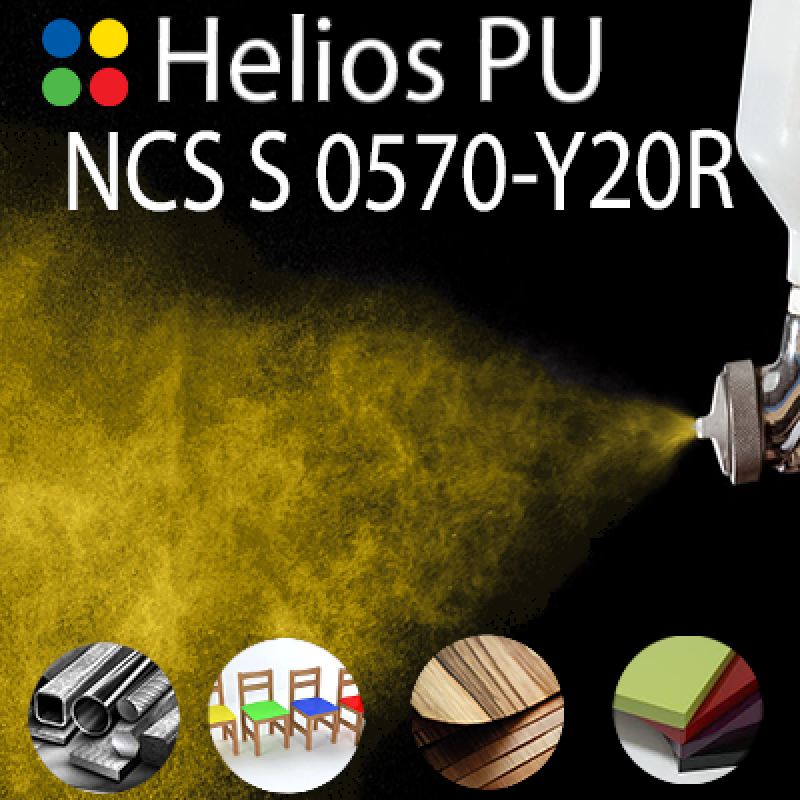 NCS S 0570-Y20R шовковисто матова, 1 компонентна високоеластична поліуретанова емаль HELIOS PU - 1кг NCS S 0570-Y20R шовковисто матова, 1 компонентна високоеластична поліуретанова емаль HELIOS PU - 1кг