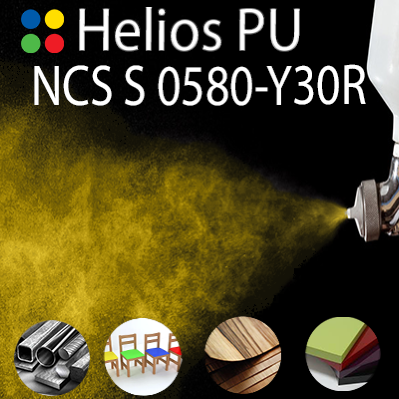 NCS S 0580-Y30R шовковисто матова, 1 компонентна високоеластична поліуретанова емаль HELIOS PU - 1кг NCS S 0580-Y30R шовковисто матова, 1 компонентна високоеластична поліуретанова емаль HELIOS PU - 1кг