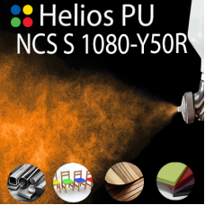 NCS S 1080-Y50R шовковисто матова, 1 компонентна високоеластична поліуретанова емаль HELIOS PU - 1кг