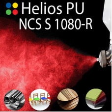NCS S 1080-R шовковисто матова, 1 компонентна високоеластична поліуретанова емаль HELIOS PU - 1кг