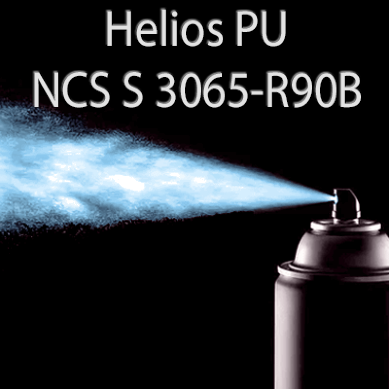 Аерозольна NCS S 3065-R90B шовковисто матова, 1 компонентна поліуретанова емаль HELIOS PU - 400м