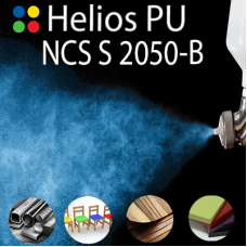 NCS S 2050-B шовковисто матова, 1 компонентна високоеластична поліуретанова емаль HELIOS PU - 1кг