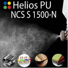 NCS S 1500-N шовковисто матова, 1 компонентна високоеластична поліуретанова емаль HELIOS PU - 1кг