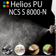 NCS S 8000-N шовковисто матова, 1 компонентна високоеластична поліуретанова емаль HELIOS PU - 1кг