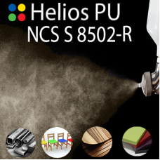 NCS S 8502-R шовковисто матова, 1 компонентна високоеластична поліуретанова емаль HELIOS PU - 1кг