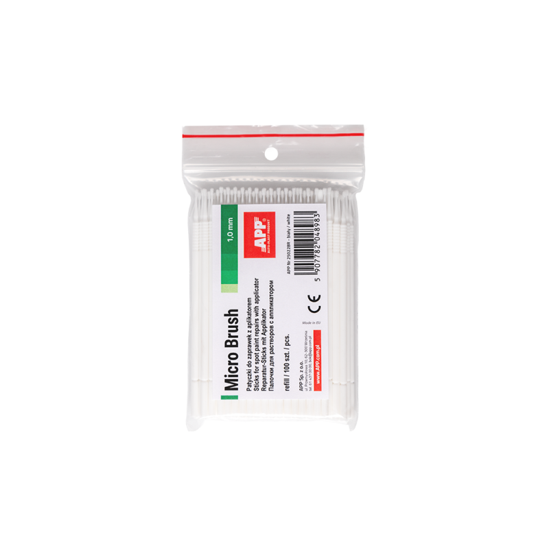 Мікроаплікатор білий АРР Micro Brush Refill 250228R (100шт) - 1мм Мікроаплікатор білий АРР Micro Brush Refill 250228R (100шт) - 1мм