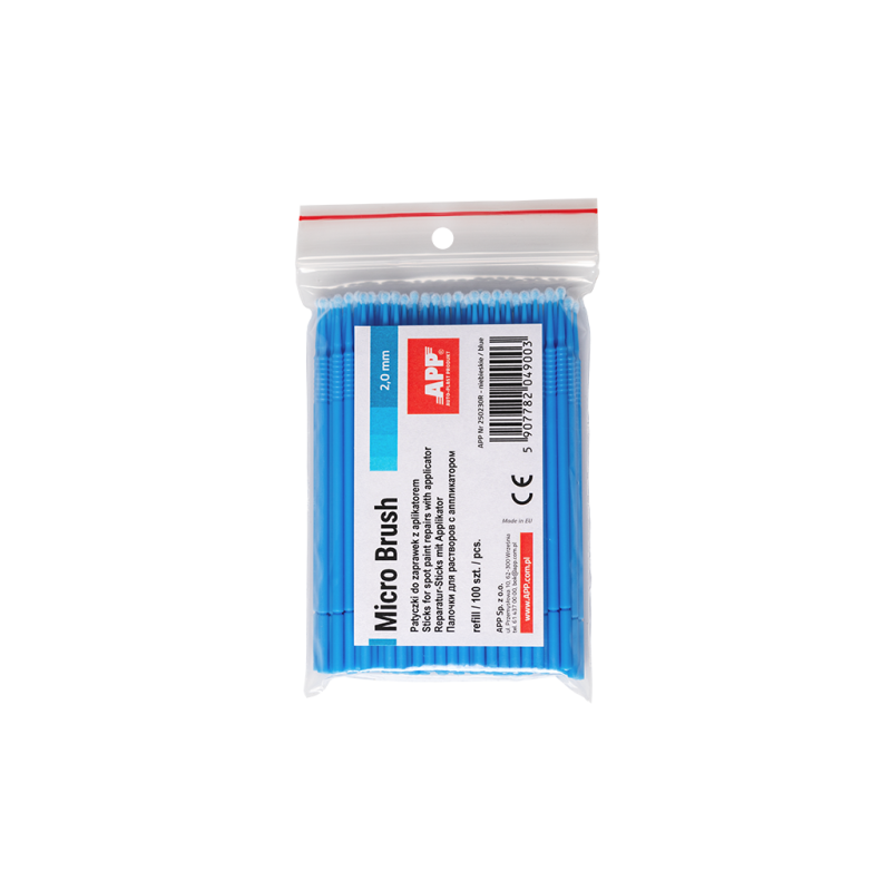 Мікроаплікатор синій АРР Micro Brush Refill 250230R (100шт) - 2мм Мікроаплікатор синій АРР Micro Brush Refill 250230R (100шт) - 2мм