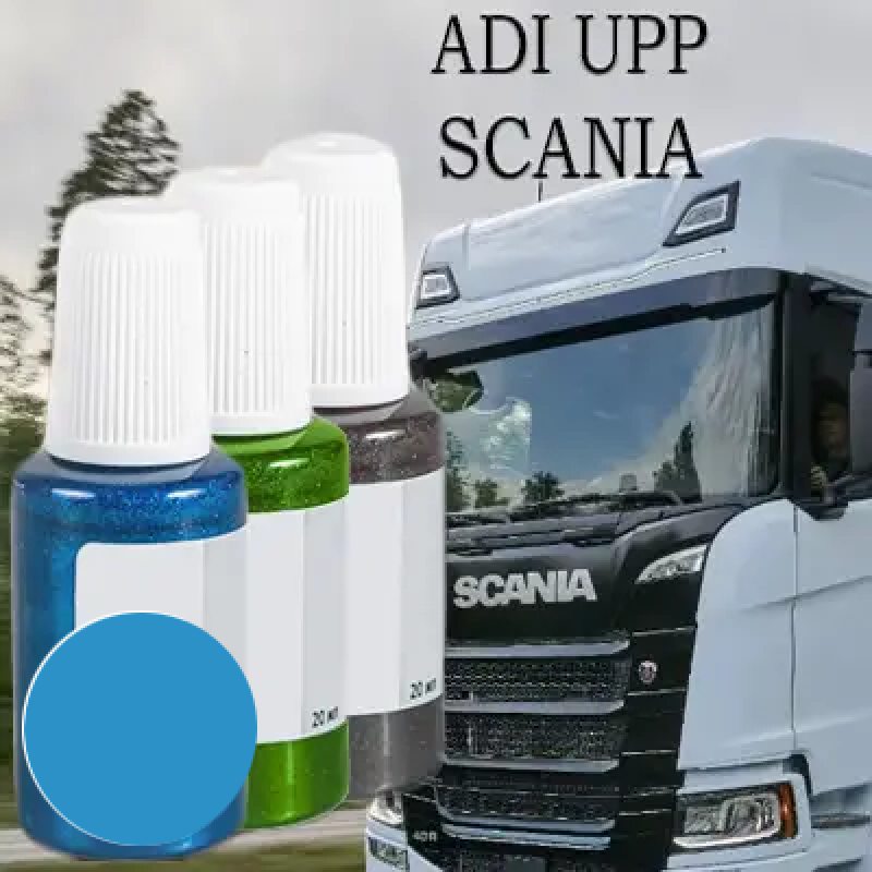 SCANIA 3663 LIGHT BLUE 89 реставраційний флакон з пензликом ADI UPP - 20мл