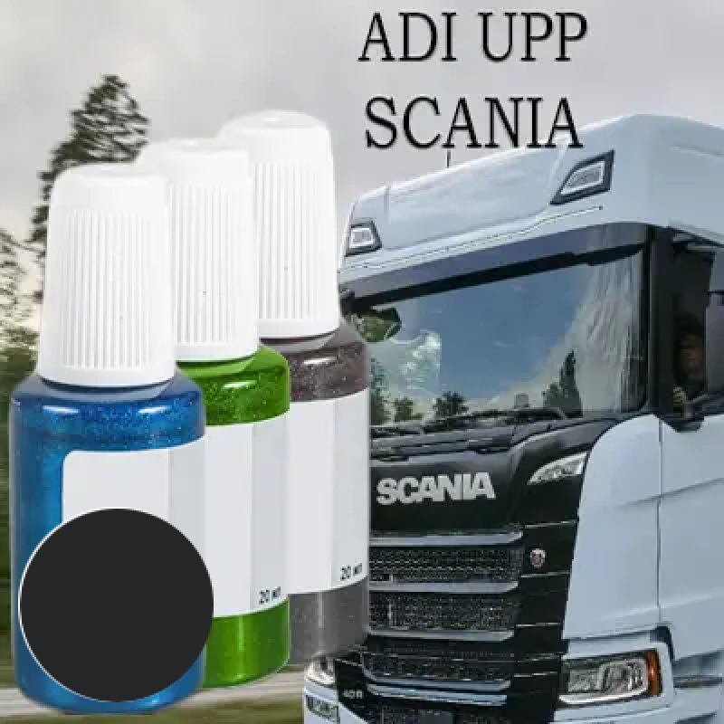 SCANIA X633 NERO OPACO реставраційний флакон з пензликом ADI UPP - 20мл