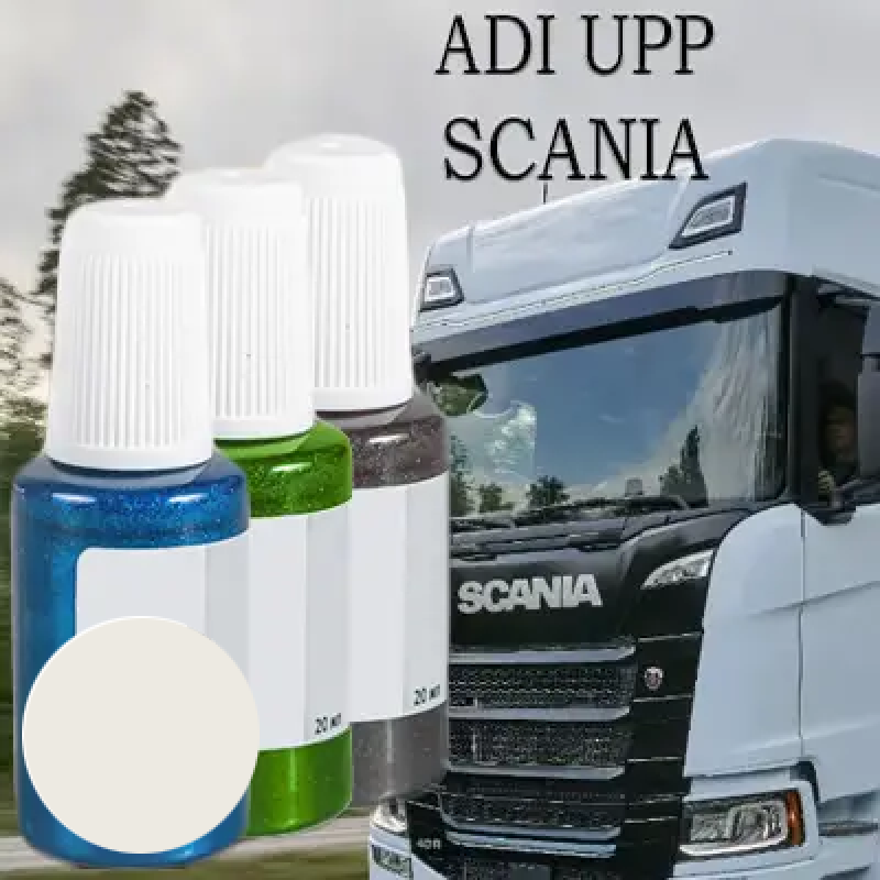 SCANIA 01024 WHITE реставраційний флакон з пензликом ADI UPP - 20мл