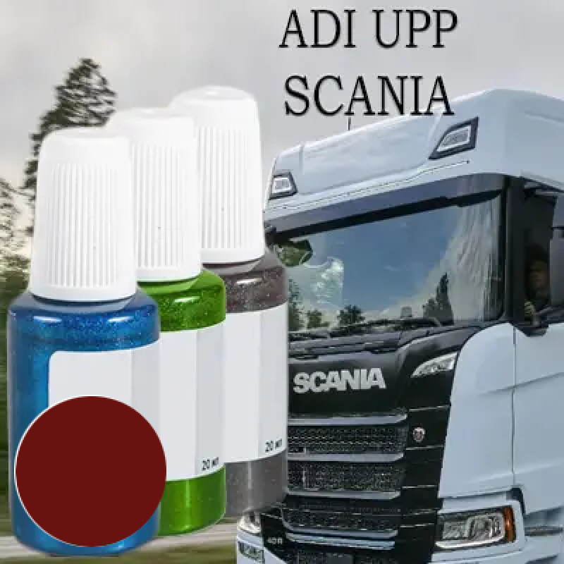 SCANIA 1366607 DK.RED реставраційний флакон з пензликом ADI UPP - 20мл