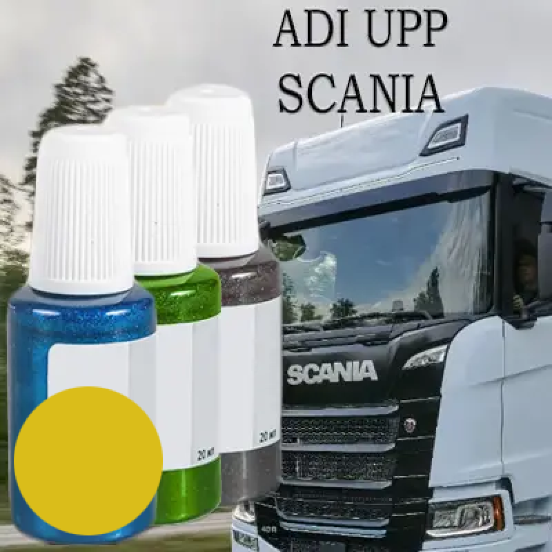 SCANIA 1366972 YELLOW реставраційний флакон з пензликом ADI UPP - 20мл