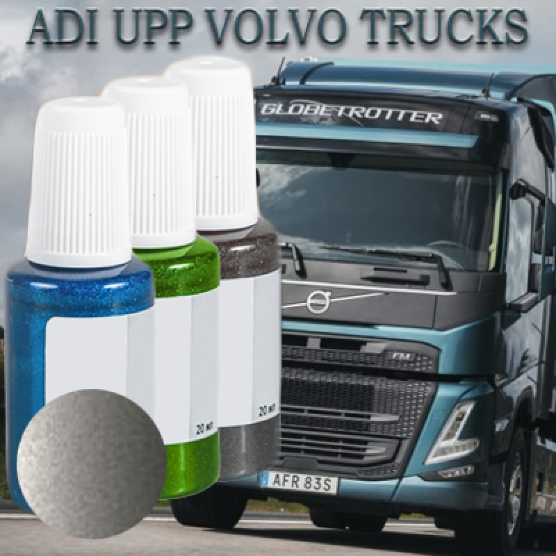 Volvo S98982 SILVER GREY MET. (TRUCKS) реставраційний флакон з пензликом ADI UPP - 20мл