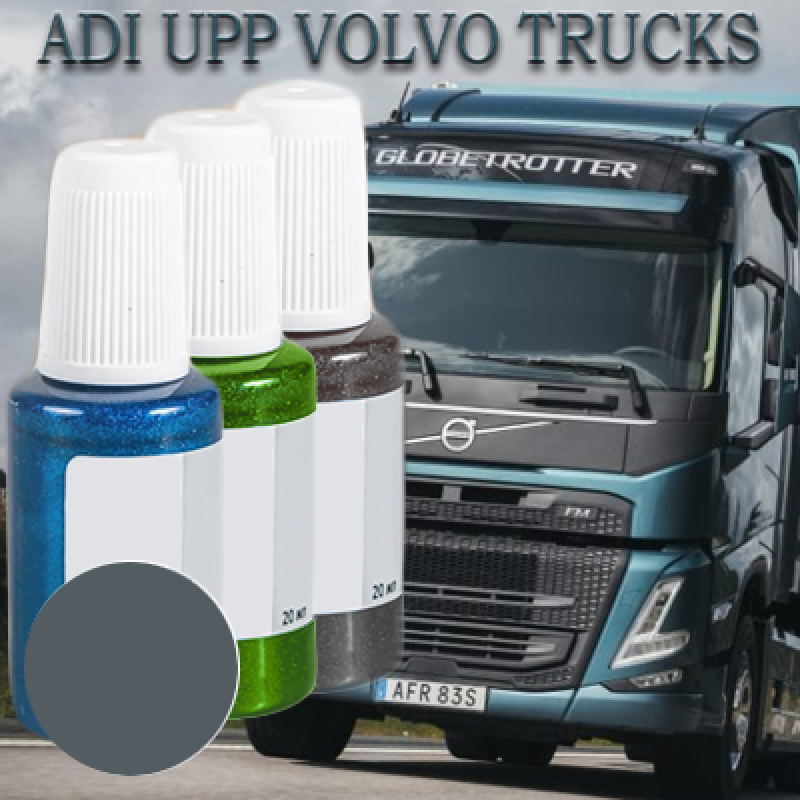 Volvo S98874 ICE GREY RAL 7011 (TRUCKS) реставраційний флакон з пензликом ADI UPP - 20мл
