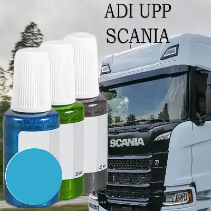 SCANIA 1396136 LIGHT BLUE FEU XSC  886 537 реставраційний флакон з пензликом ADI UPP - 20мл