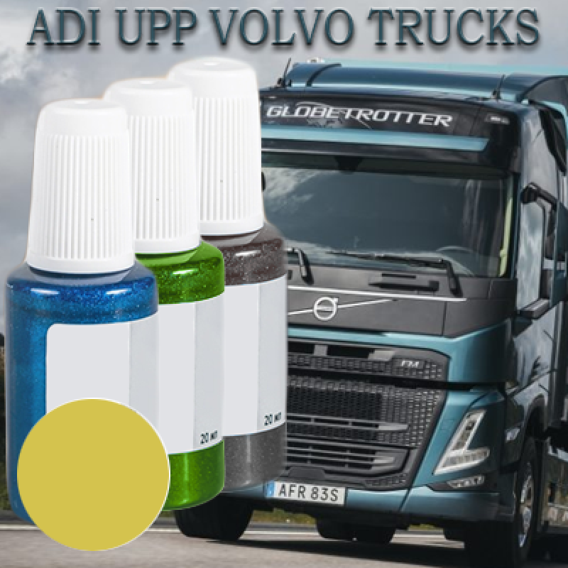 Volvo S98845 CALTEX LIME GREEN (TRUCKS) реставраційний флакон з пензликом ADI UPP - 20мл