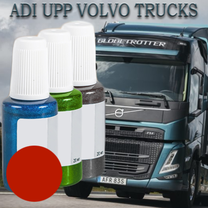 Volvo S98734 RED ROOSTER RAL 3020 (TRUCKS) реставраційний флакон з пензликом ADI UPP - 20мл
