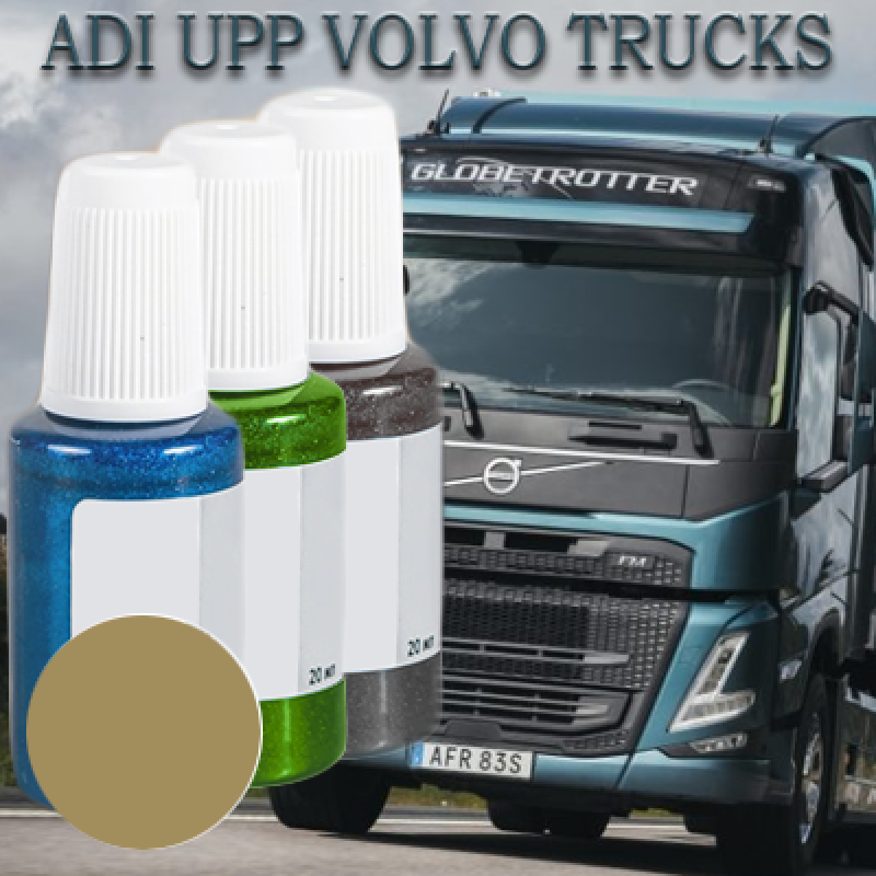 Volvo S98628 OLIVE YELLOW RAL 1020 (TRUCKS) реставраційний флакон з пензликом ADI UPP - 20мл