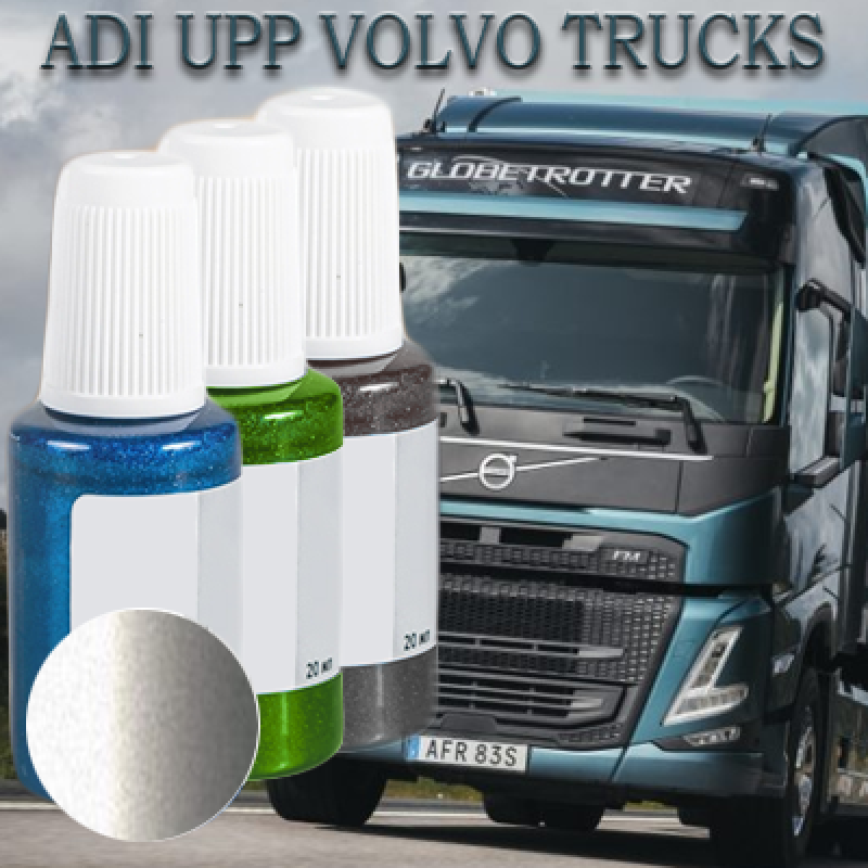Volvo S98588 WHITE ALU. MET. (TRUCKS) реставраційний флакон з пензликом ADI UPP - 20мл