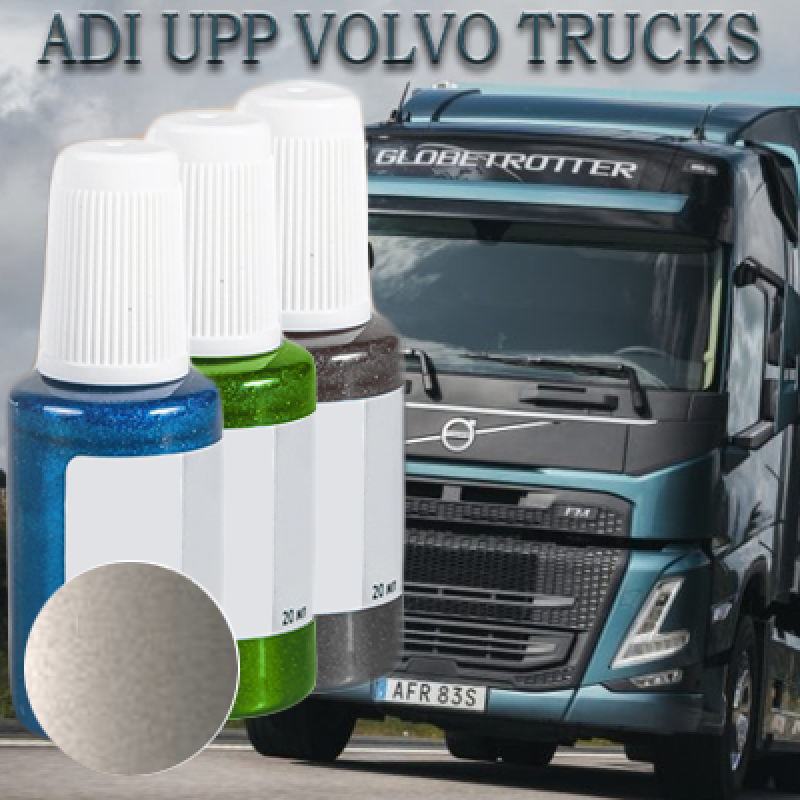 Volvo S98586 GREY ALUMINIUM MET. RAL 9007 (TRUCKS) реставраційний флакон з пензликом ADI UPP - 20мл