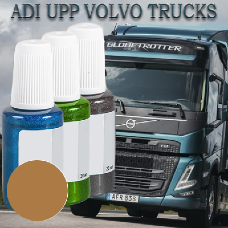 Volvo S98533 FLAT/BROWN BEIGE RAL 1011 (TRUCKS) реставраційний флакон з пензликом ADI UPP - 20мл