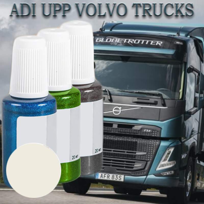 Volvo S97189 WHITE CLEAN RAL 9010 (TRUCKS) реставраційний флакон з пензликом ADI UPP - 20мл