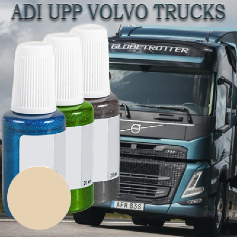 Volvo S97183 LIGHT IVORY WHITE RAL 1015 (TRUCKS) реставраційний флакон з пензликом ADI UPP - 20мл