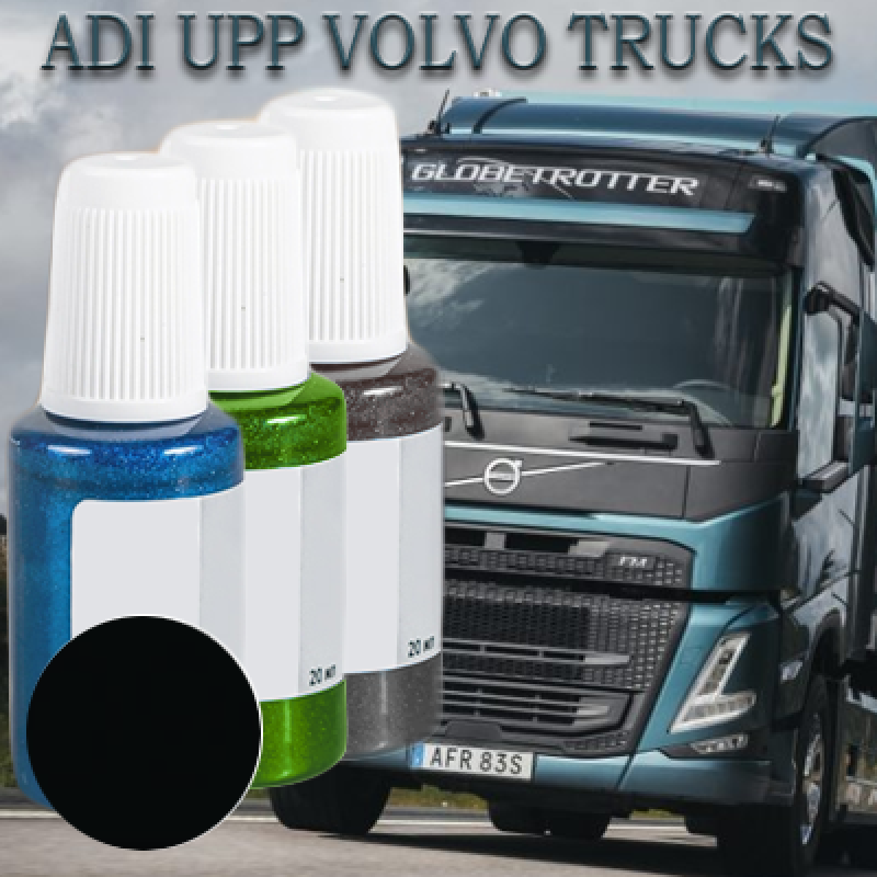 Volvo S91709 BLACK (TRUCKS) реставраційний флакон з пензликом ADI UPP - 20мл