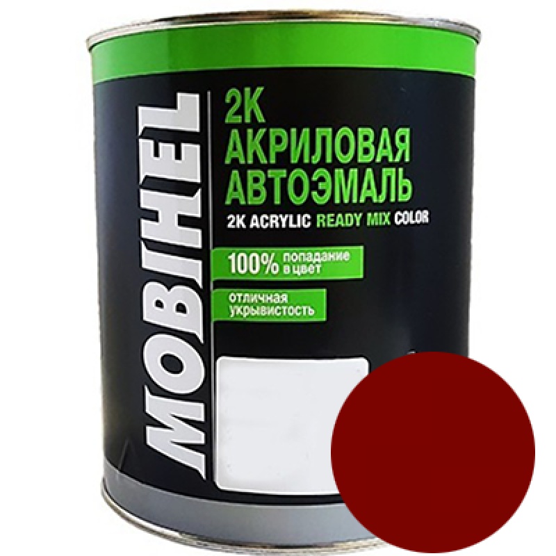 Двокомпонентна акрилова автоемаль Mobihel 2:1, 101 КАРДИНАЛ - 0,75л