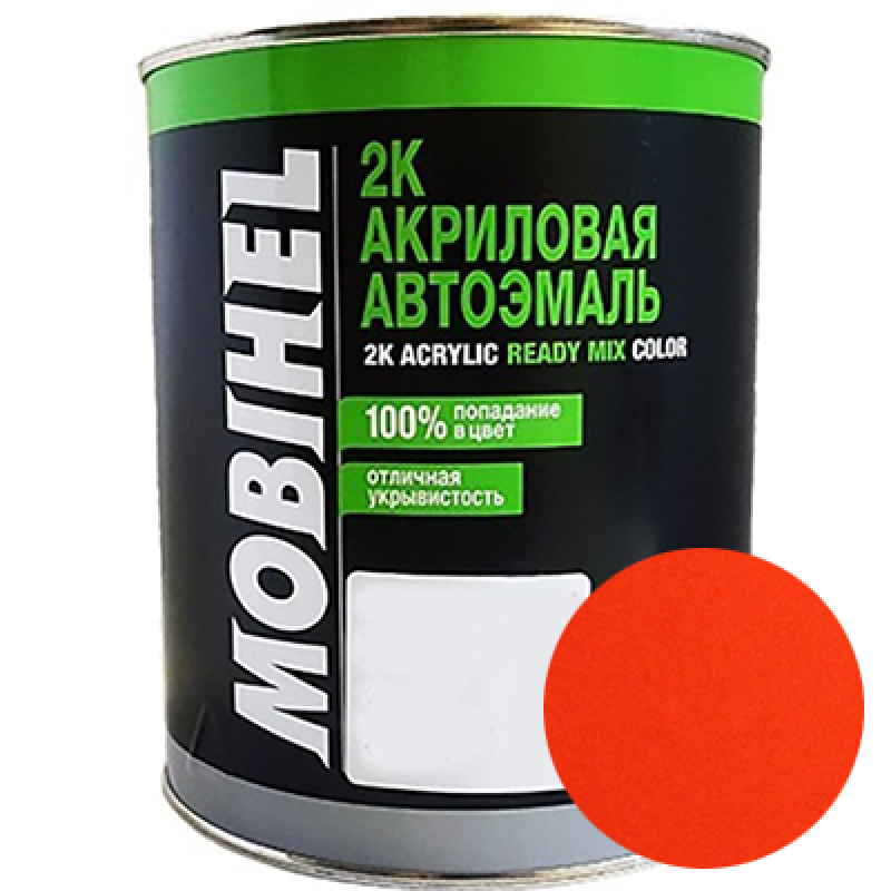 Двокомпонентна акрилова автоемаль Mobihel 2:1, 165 КОРИДА - 0,75л