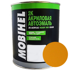 Двокомпонентна акрилова автоемаль Mobihel 2:1, 225 ЖОВТА - 0,75л