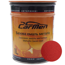 Chevrolet 06U FLAME RED, SPORT RED МЕТ. базова автоемаль CarMen - 1л