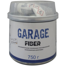 Шпаклівка поліефірна, армована скловолокном Garage Fiber (0.75кг)