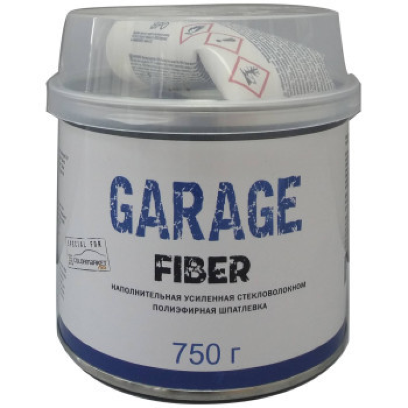 Шпаклівка поліефірна, армована скловолокном Garage Fiber (0.75кг) Шпаклівка поліефірна, армована скловолокном Garage Fiber (0.75кг)