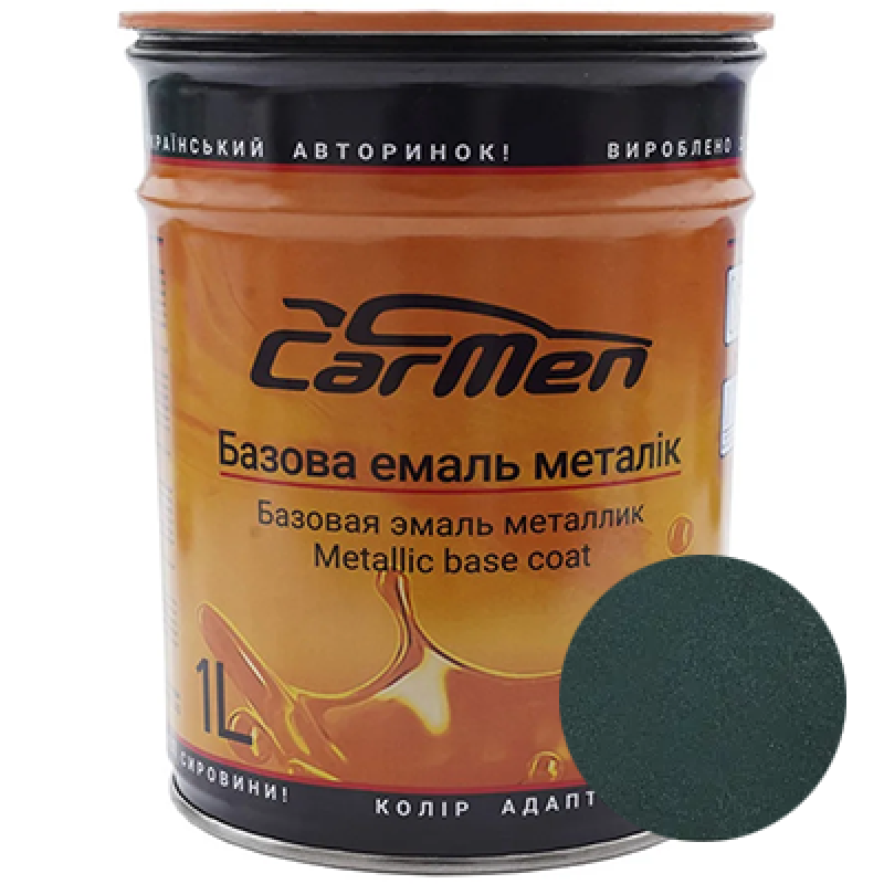 Daewoo 42U Deep Bluish Green MET. базова автоемаль CarMen - 1л Daewoo 42U Deep Bluish Green MET. базова автоемаль CarMen - 1л