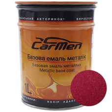 ZAZ TT66314 Red garnet MET. базова автоемаль CarMen - 1л