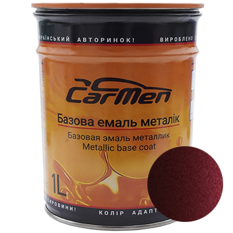 ZAZ TT663127 Red sunset MET. базова автоемаль CarMen - 1л ZAZ TT663127 Red sunset MET. базова автоемаль CarMen - 1л