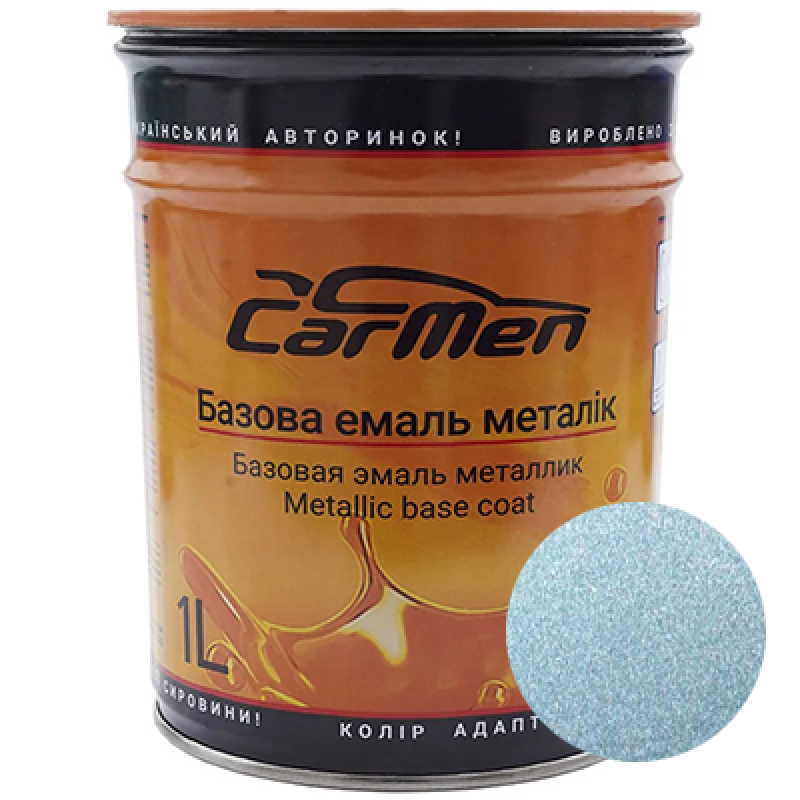 Chevrolet 24U Blue MET. базова автоемаль CarMen - 1л Chevrolet 24U Blue MET. базова автоемаль CarMen - 1л