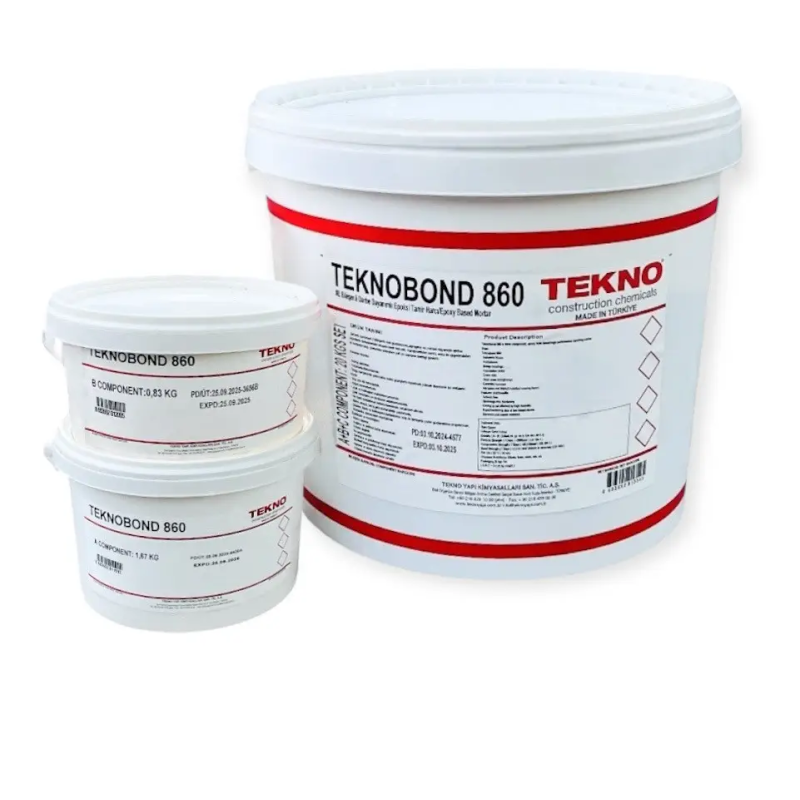 Епоксидно-цементна суміш для ремонту, монтажу та профілювання Teknobond 860, комплект 20 кг.