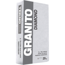 Мікроцемент, декоративна штукатурка для стін та підлог Granito Diamond (біла) - 20 кг