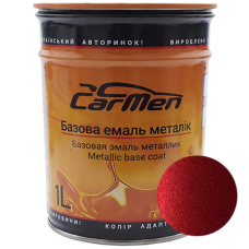 Nissan NAJ Alizarin Crimson, Magnetic Red MET. базова автоемаль CarMen - 1л