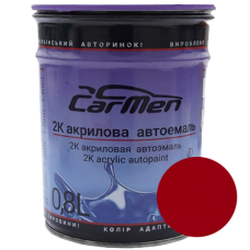 Двокомпонентна акрилова автоемаль CarMen 2:1, LADA 110 Рубін - 0,8л