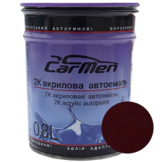 Двокомпонентна акрилова автоемаль CarMen 2:1, Lada 180 ГРАНАТ - 0,8л
