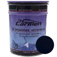 Двокомпонентна акрилова автоемаль CarMen 2:1, Lada 456 ТЕМНО-СИНЯ - 0,8л