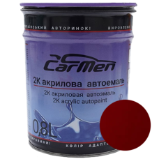 Двокомпонентна акрилова автоемаль CarMen 2:1, Daewoo 71L Mexico Red - 0,8л