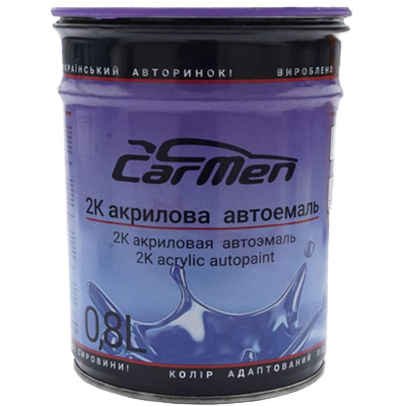 Двокомпонентна акрилова автоемаль CarMen 2:1, Toyota 040 White - 0,8л Двокомпонентна акрилова автоемаль CarMen 2:1, Toyota 040 White - 0,8л