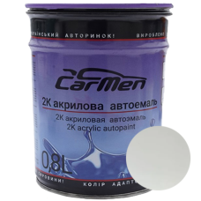 Двокомпонентна акрилова автоемаль CarMen 2:1, Mercedes 147 WHITE - 0,8л