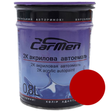 Двокомпонентна акрилова автоемаль CarMen 2:1, KIA DRR RACING RED - 0,8л